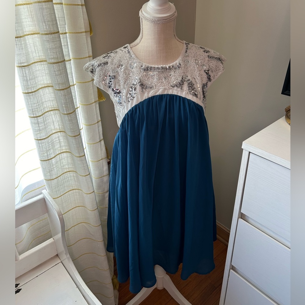 Women’s Small Turquoise Babydoll Dress